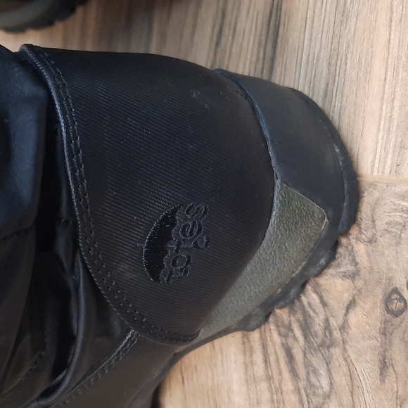 Totes Black Snow Boots Size 6 - Picture 3 of 5